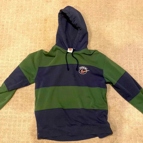 nike x supreme | Jackets & Coats | Nike X Supreme Hoodie Navy Blue